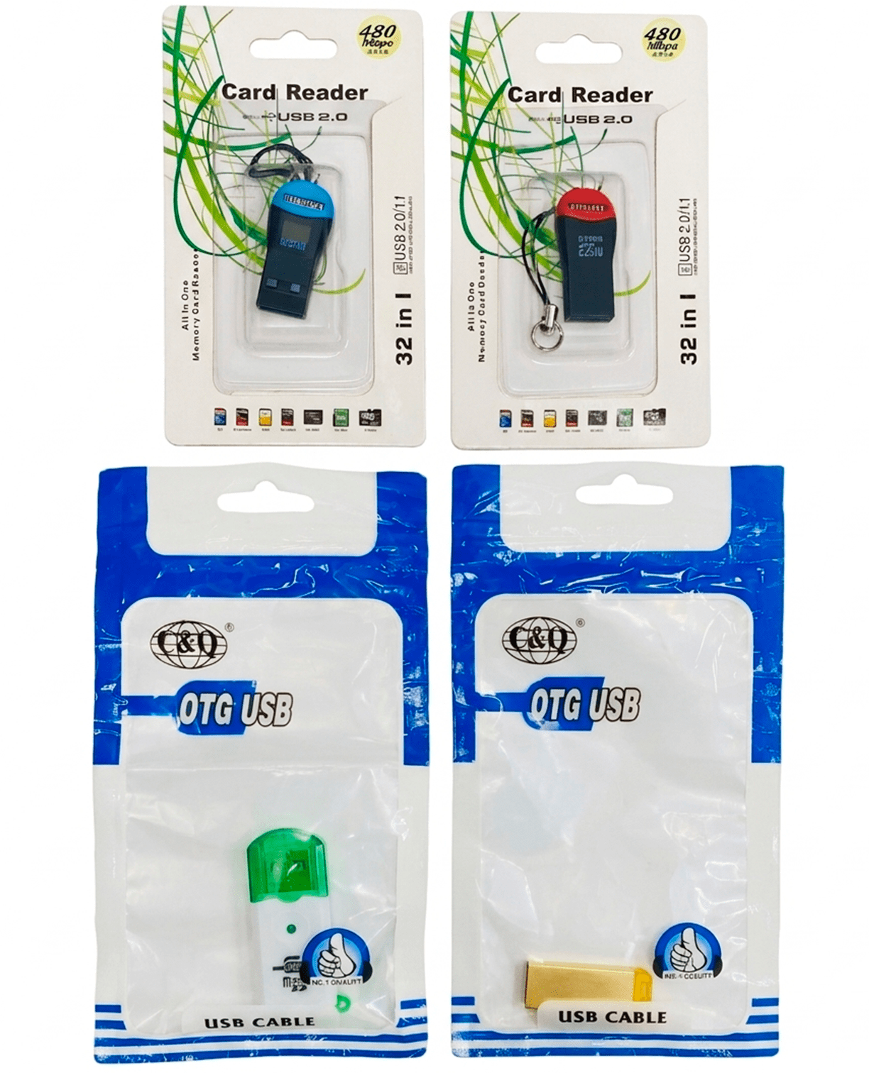 Adaptador/Lector de Tarjetas MicroSD a USB
