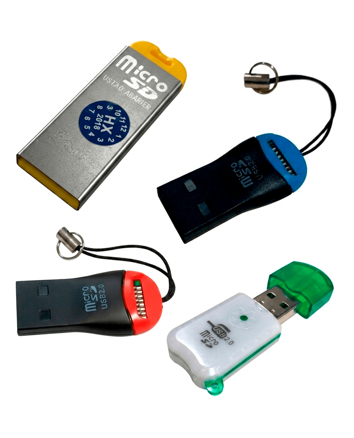 Adaptador/Lector de Tarjetas MicroSD a USB