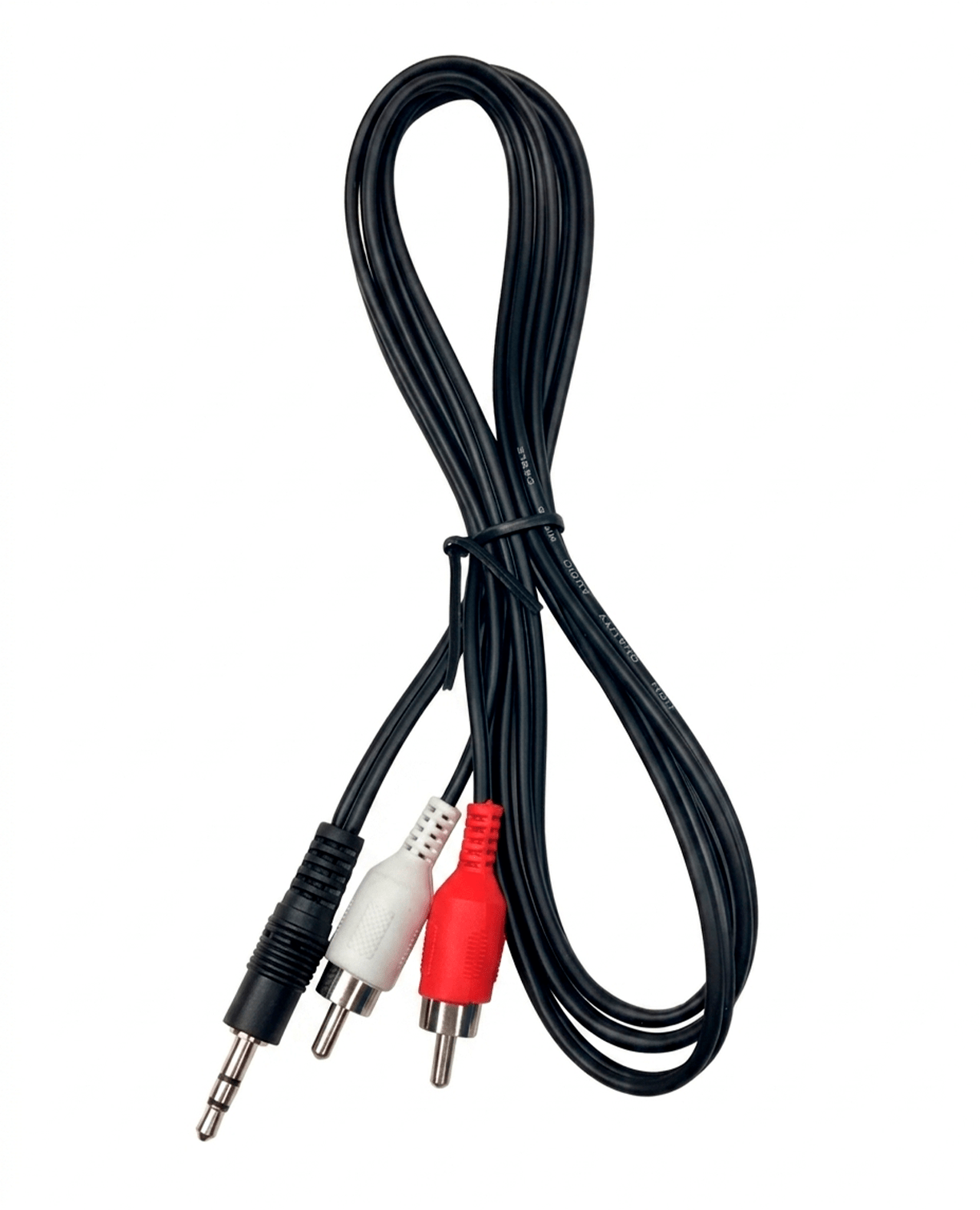 Cable Auxiliar Estéreo con Conector Mini Jack de 3.5 mm a 2 RCA