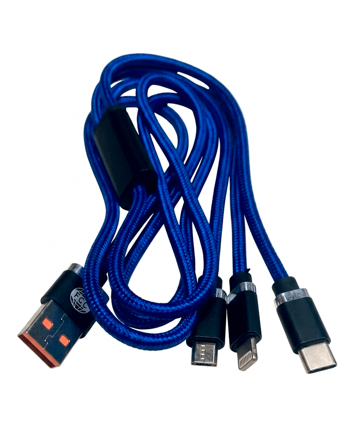 Cable de Carga Multifuncional 3 en 1 | Carga Rápida | Micro | Tipo C | iPhone (Lightning)
