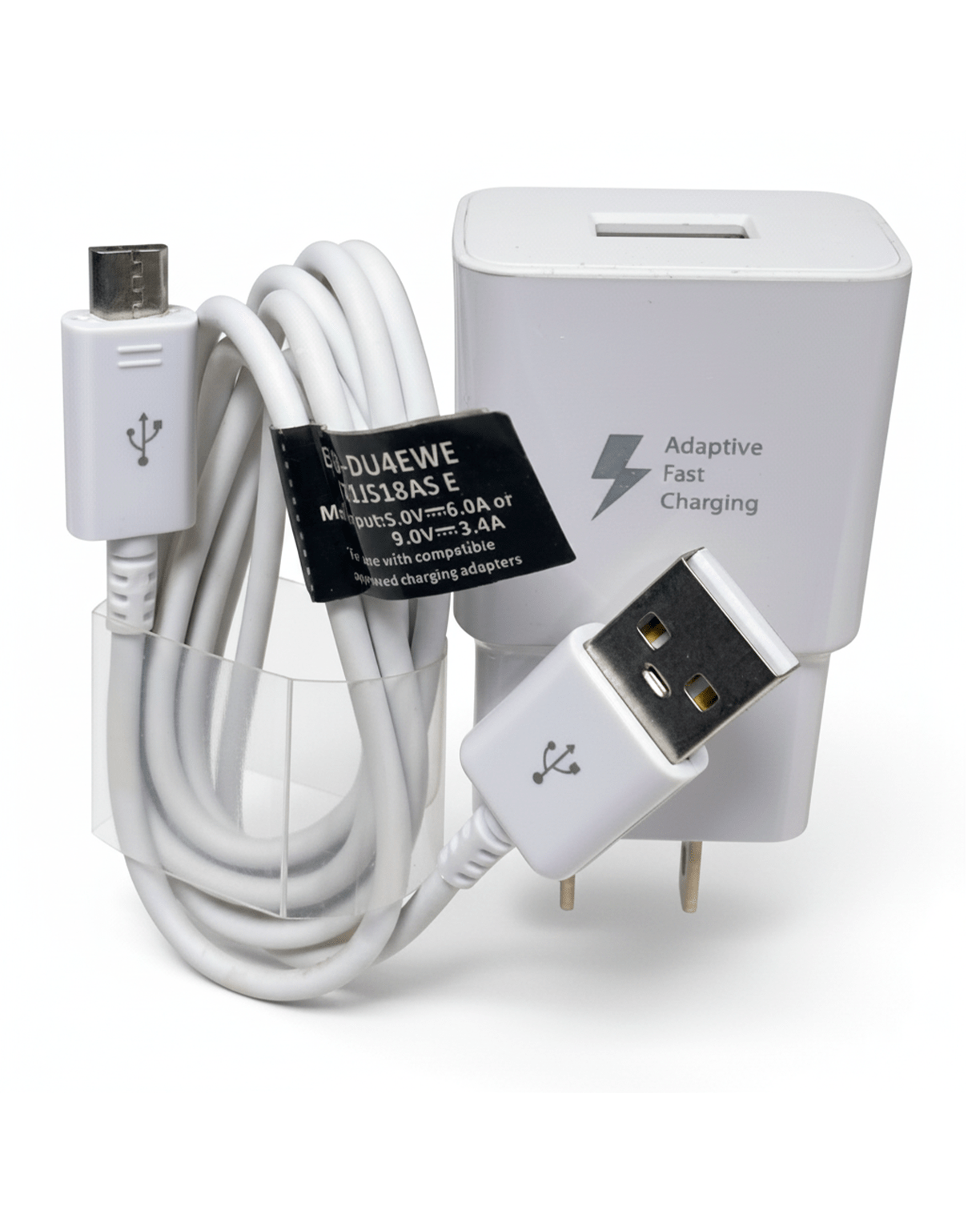 Kit de Cargador de Pared y Cable Micro USB (V8) | Carga Rápida