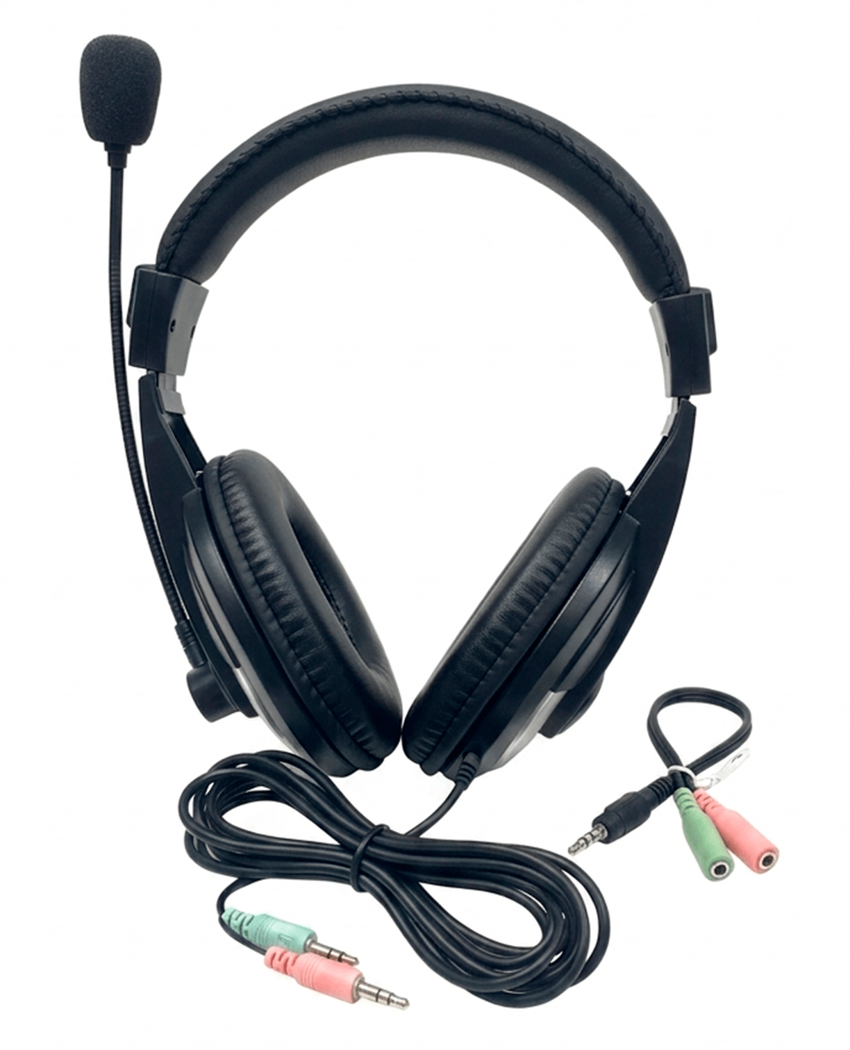 Audífono con Micrófono y Control de Volumen para PC