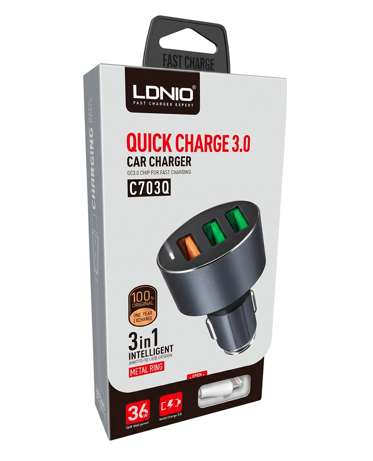 Cargador Carga Rápida para Carro | Micro USB