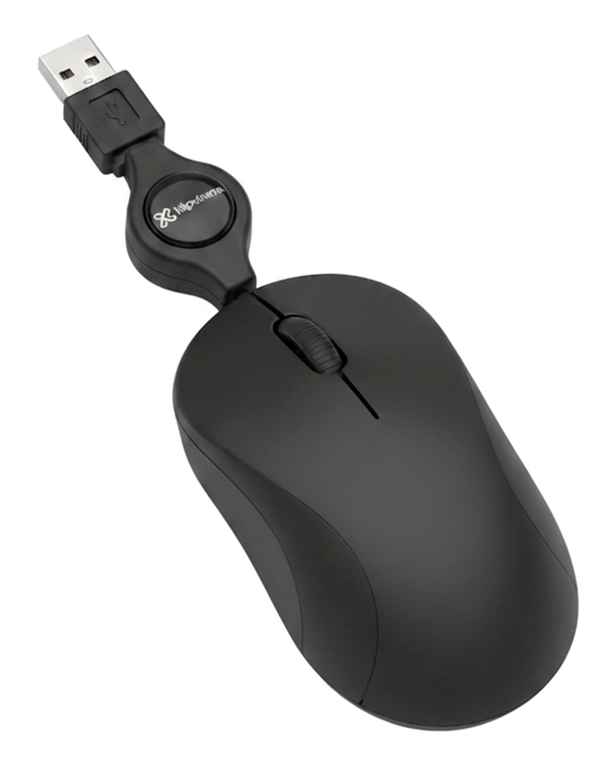 Mouse con Cable USB Retractil KlipXtreme