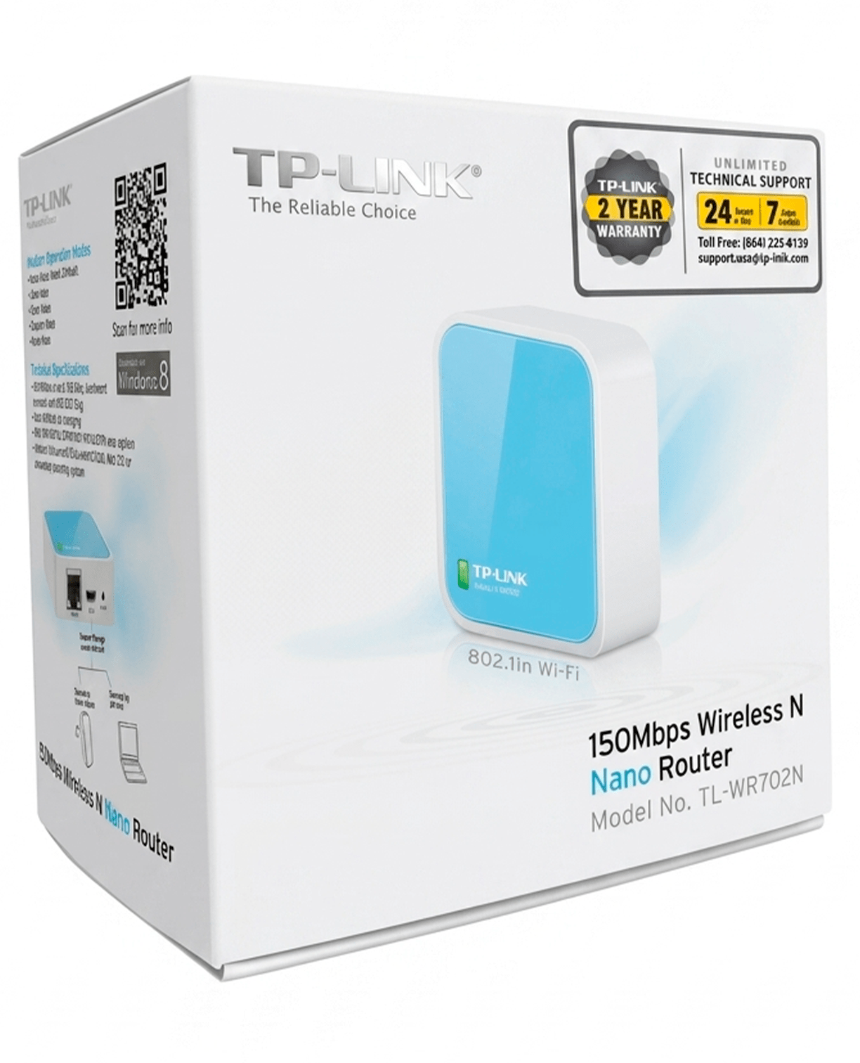 Nano Enrutador Inalámbrico WiFi Portátil