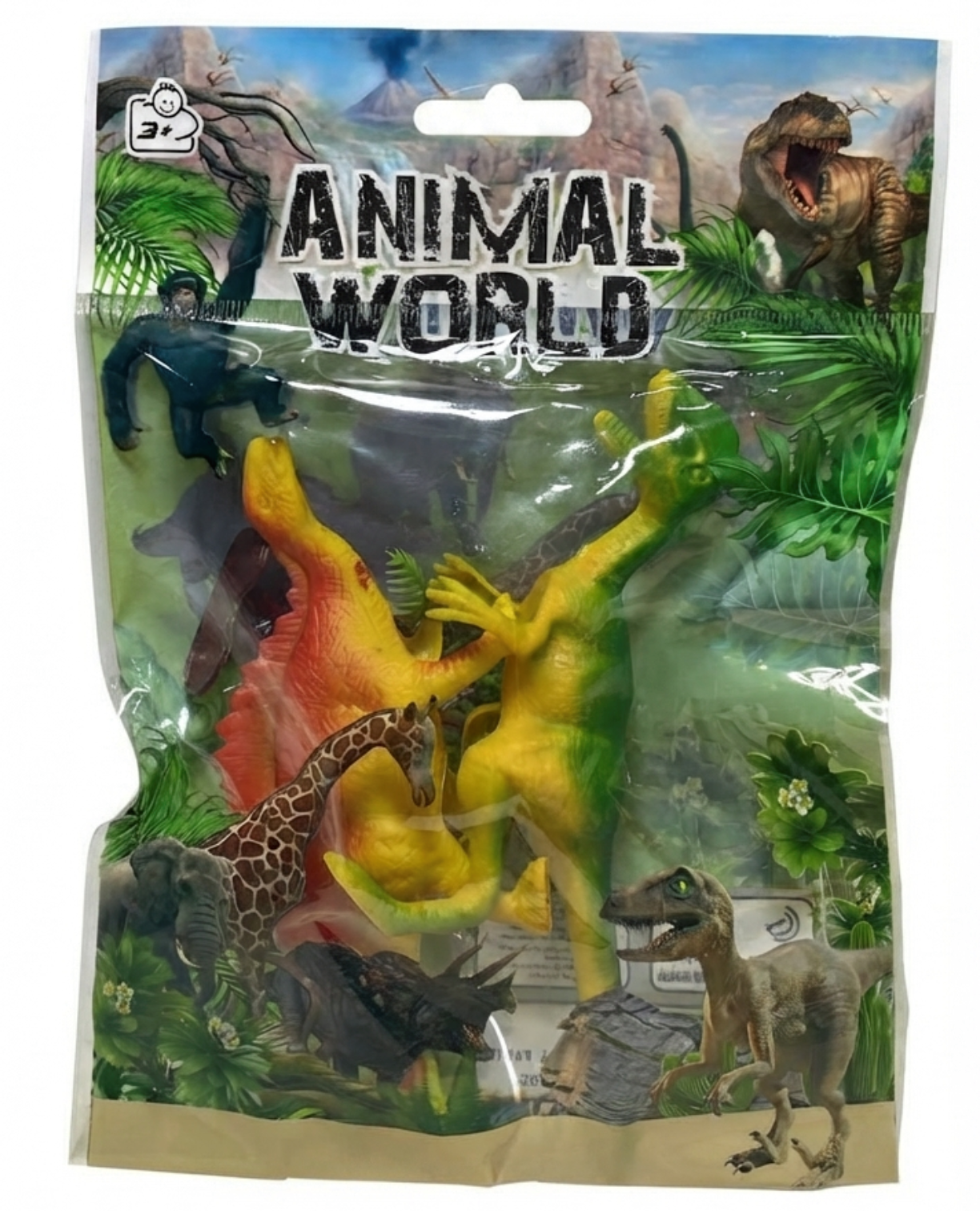 Bolsa de Dinosaurios de Juguete "Animal World"