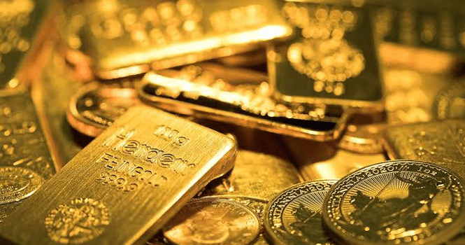 &rlm;ارتفاع أسعار الذهب بدعم من الطلب على الملاذات الآمنة