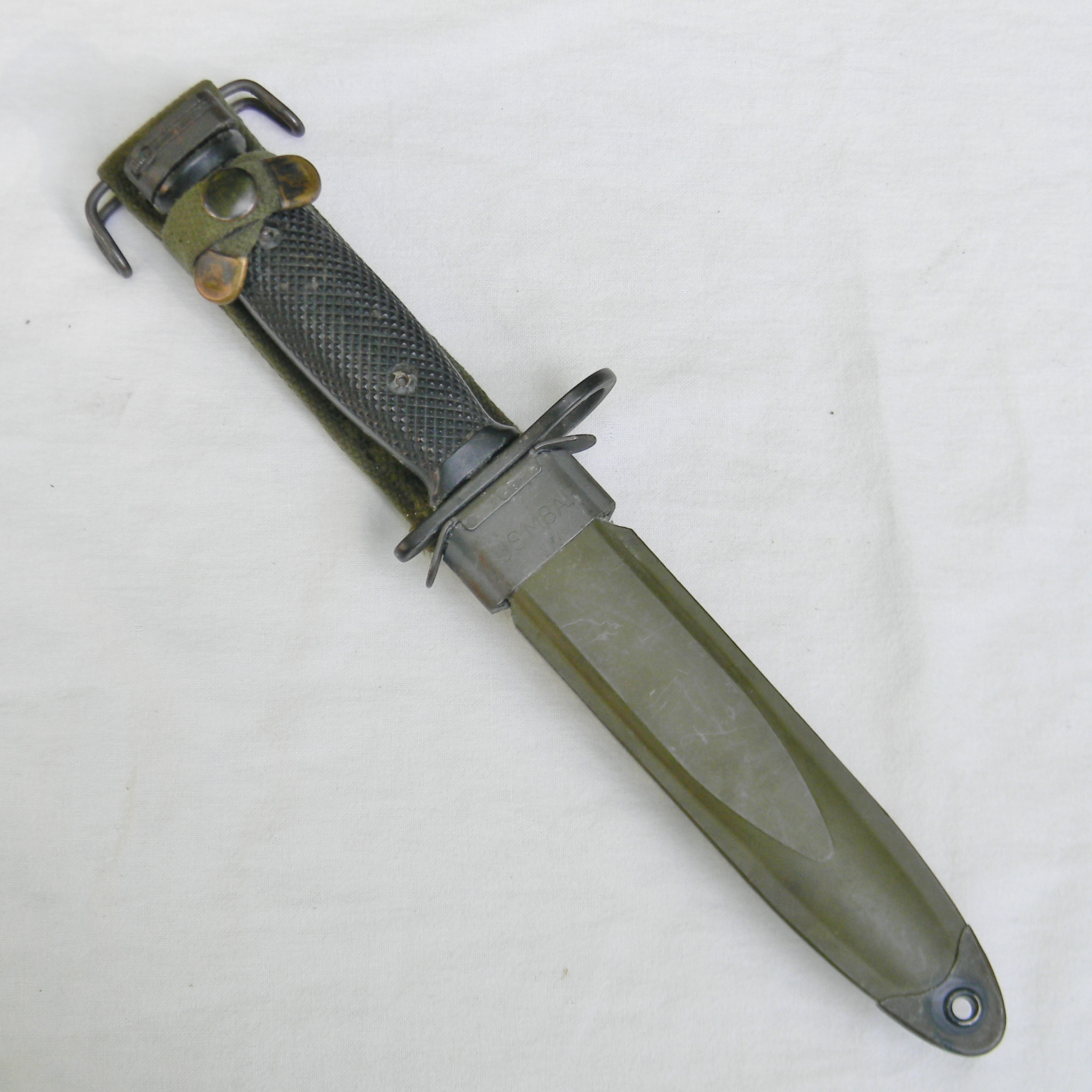 Us M4 Bayo With M8a1 German Scabbard For Sale 