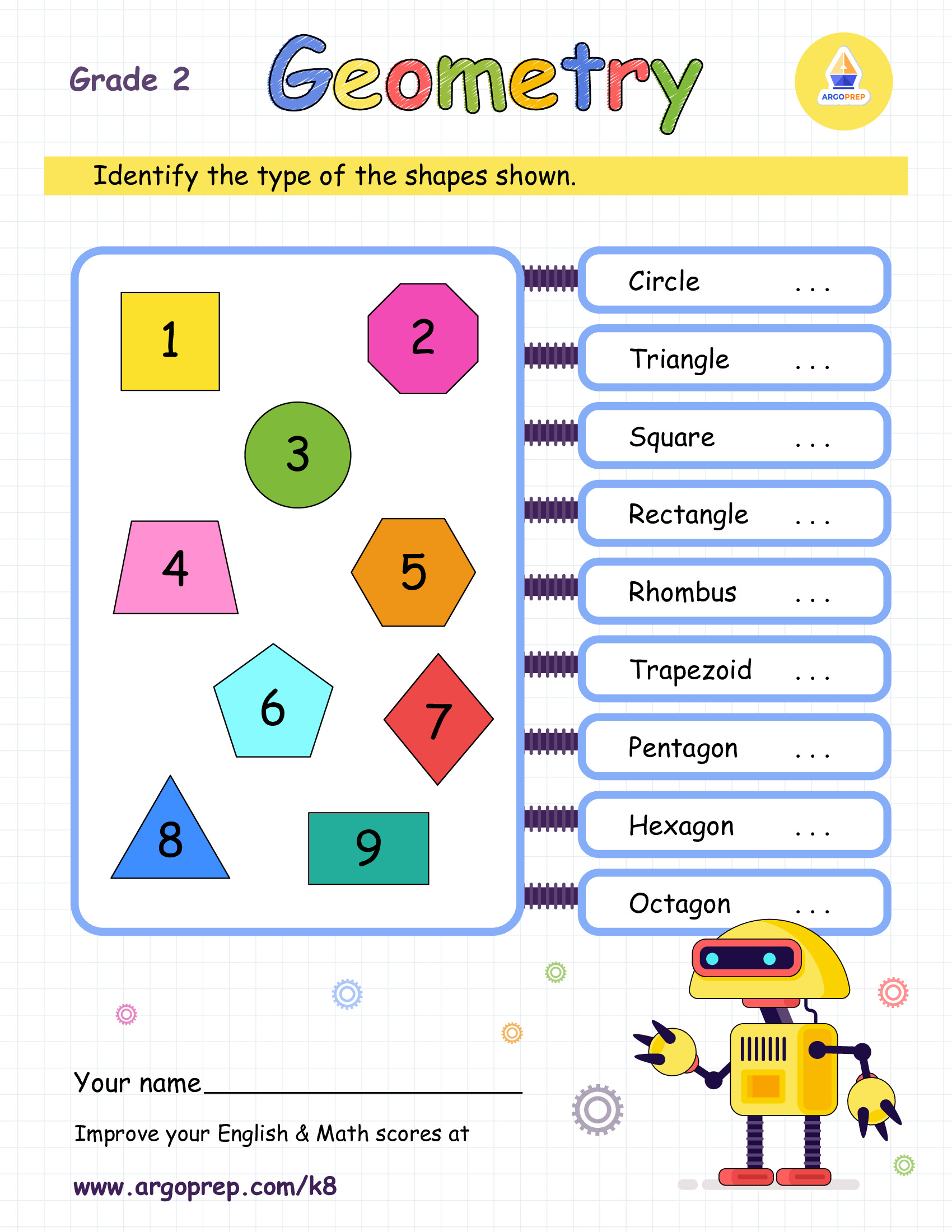 ricky robot recognizes shapes argoprep
