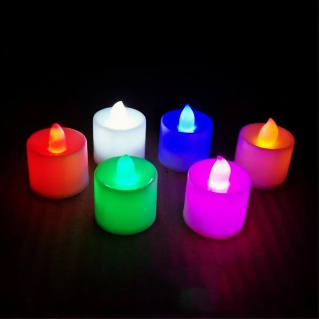 Smokeless LED Tea Light Candles - Pack of 24