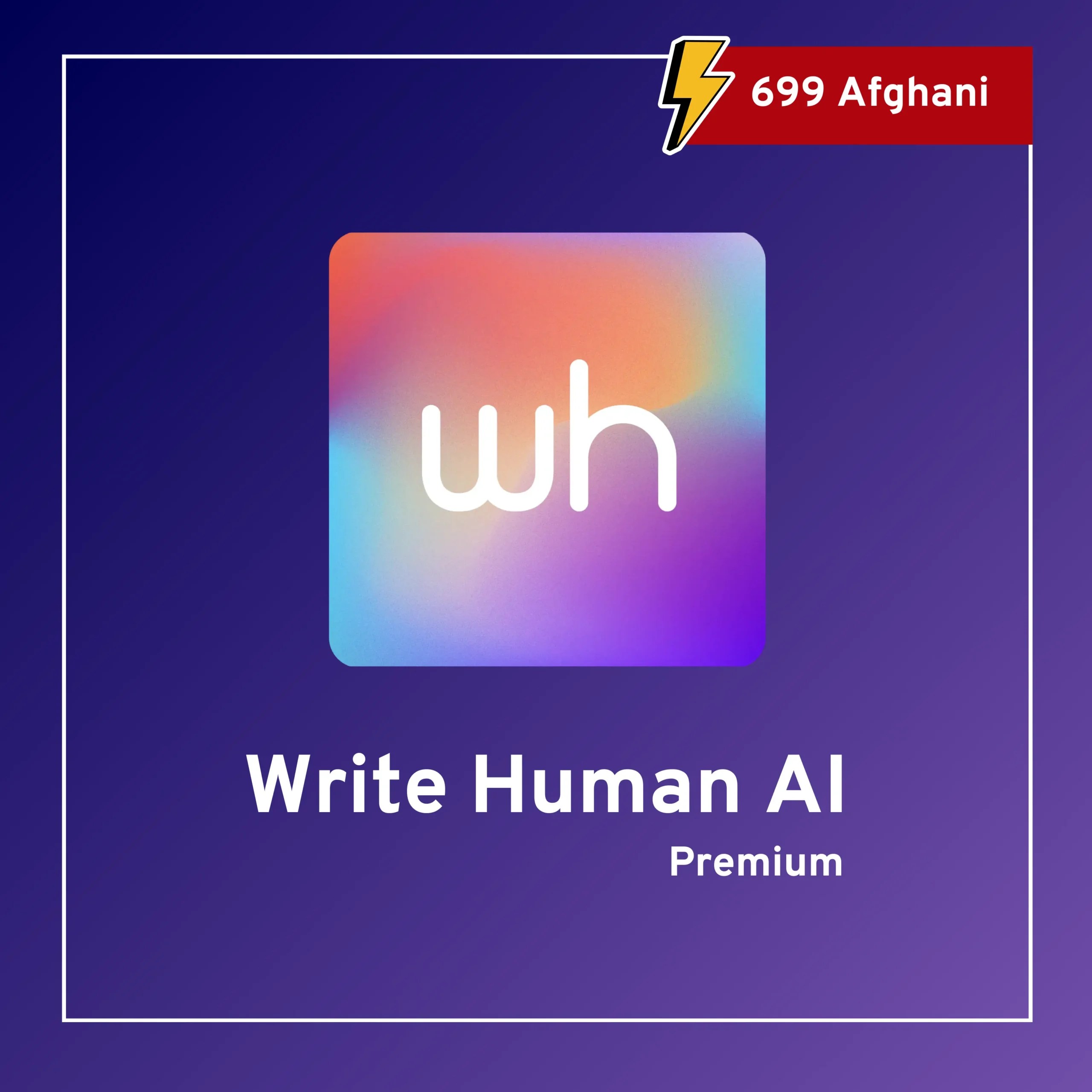 Write Human AI – Ultra Plan with Unlimited Words for Just 699 AFN/Month! ✍️🤖 1 Write Human AI Plan