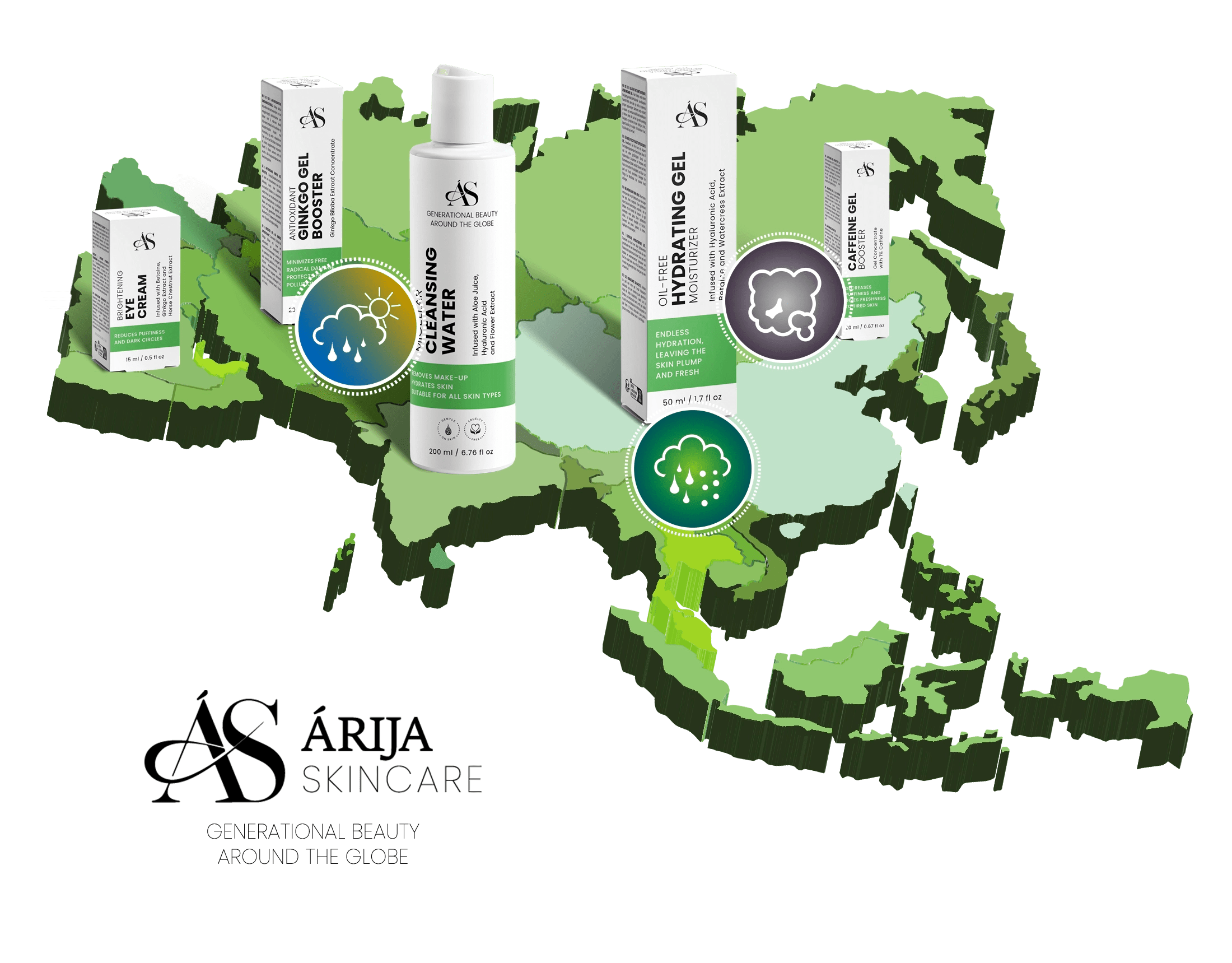 Asia Product Line Árija Skincare