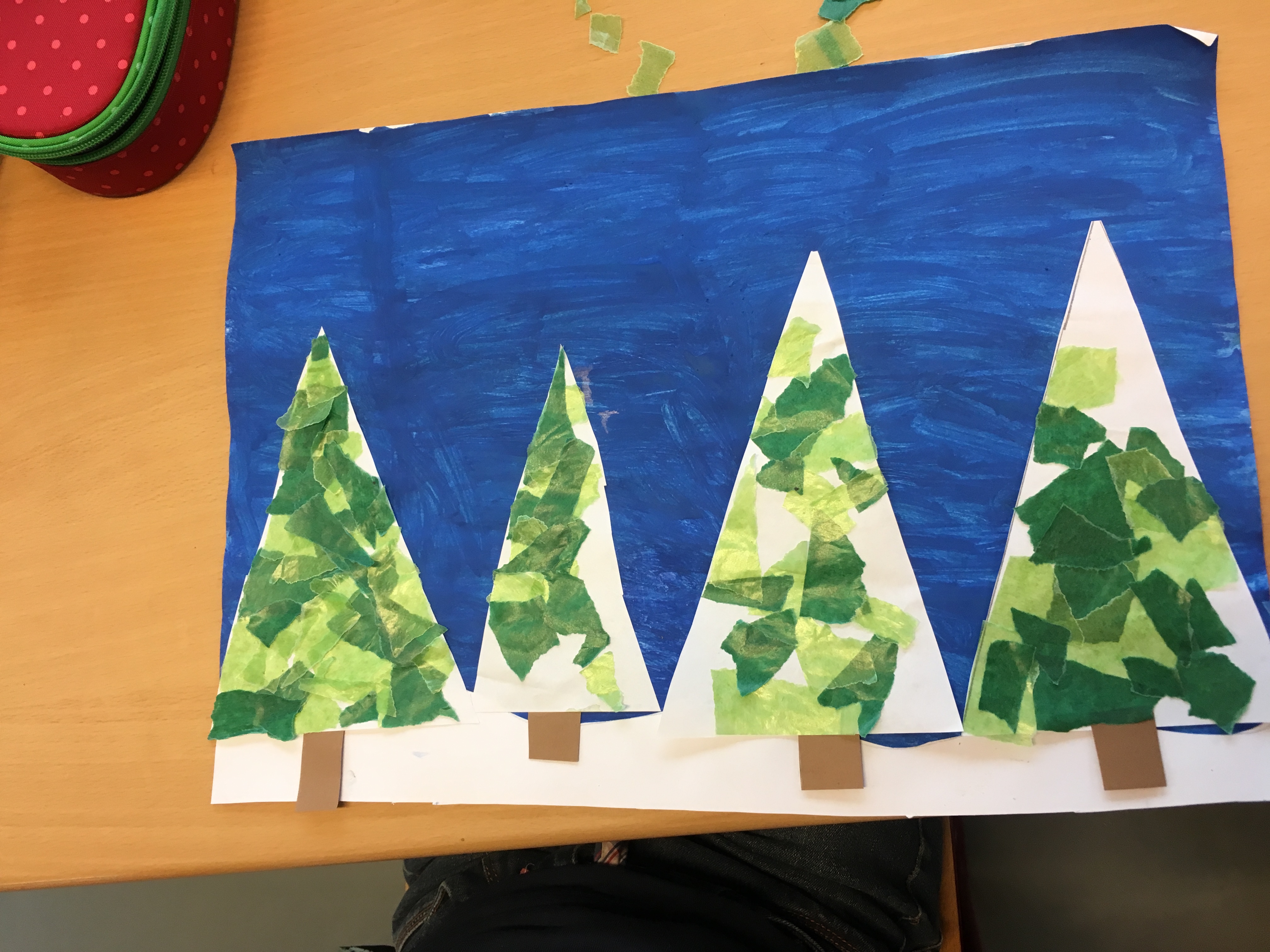 17 schöne angebote für einen kunstunterricht in der vorweihnachtszeit. Winterlandschaft Klasse 1 3 Arisgrundschulblog