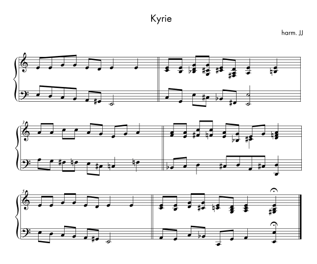 Nuty Kyrie („Panie, zmiłuj się”) (komp. ks. I. Pawlak) do pobrania