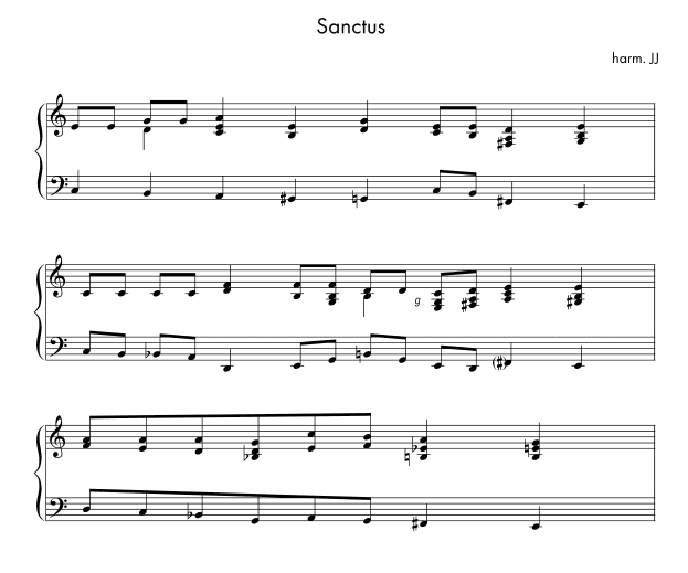 Nuty Sanctus („Święty”) do pobrania