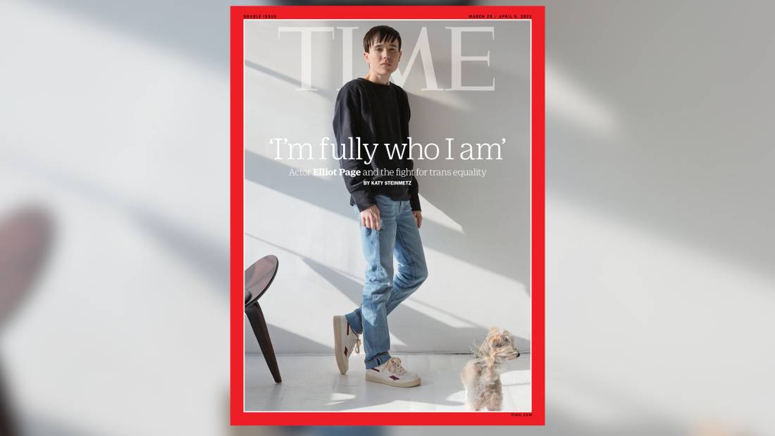 Elliot page covers time magazine, opens up about coming out as transgender. Elliot Page is the first trans man to appear on the cover