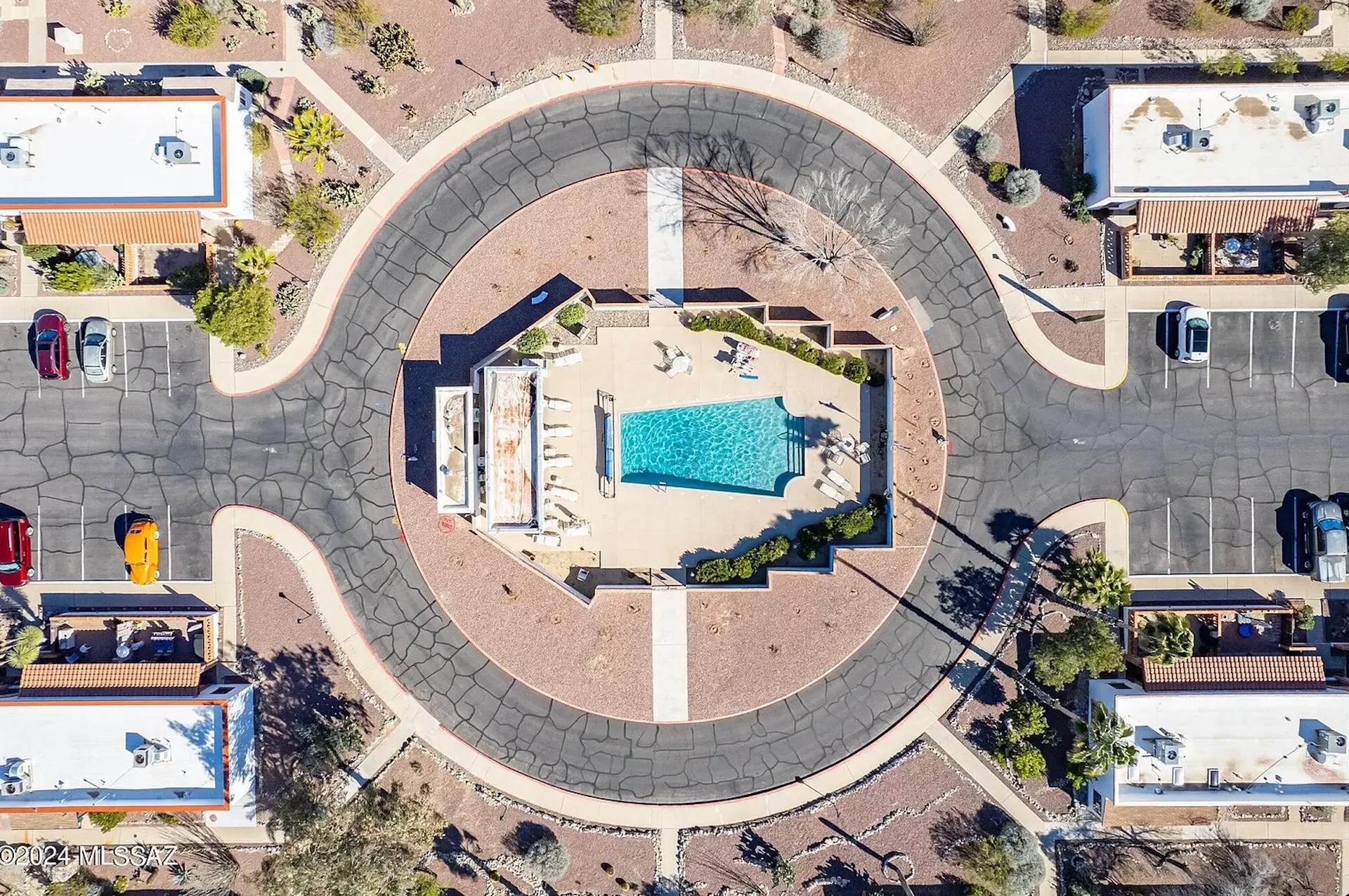 pool from above