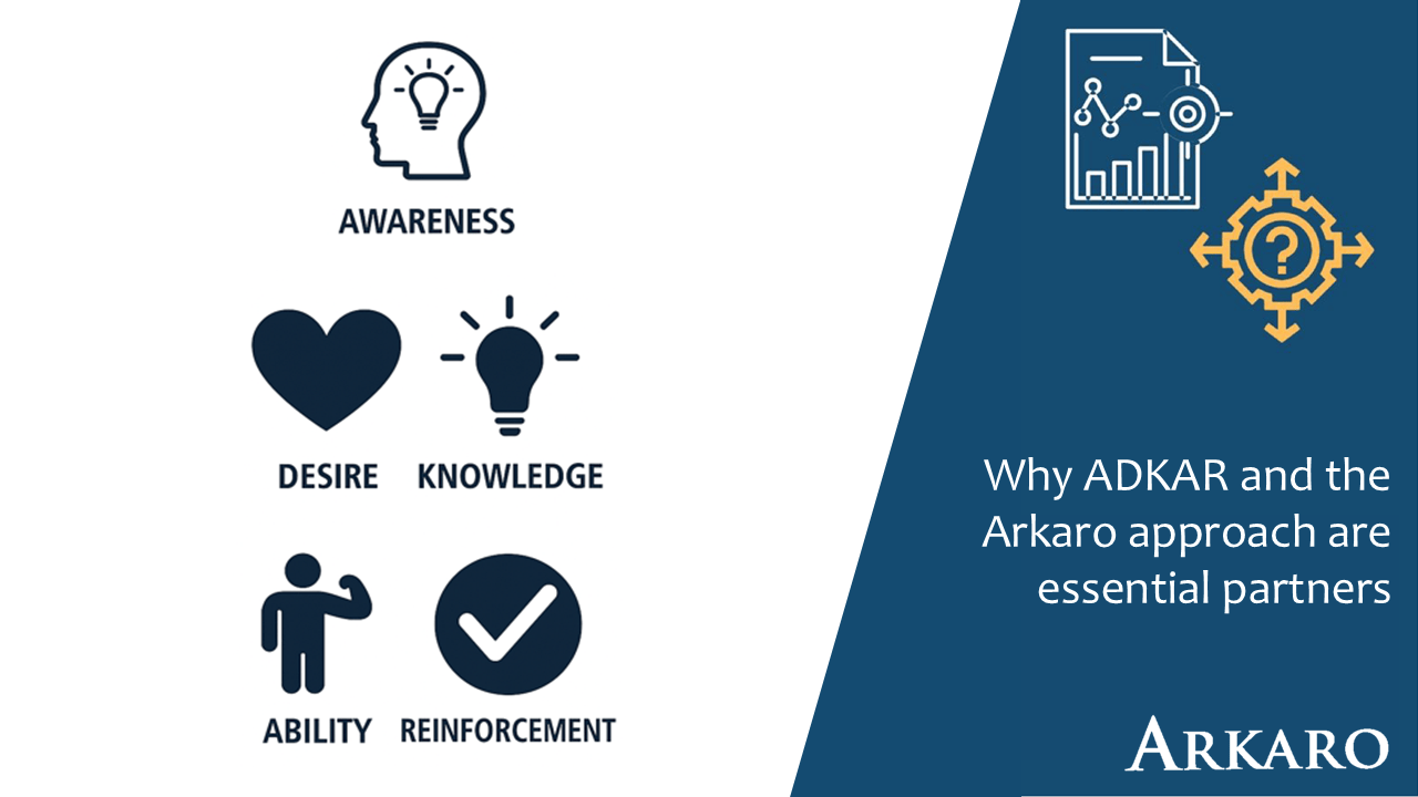 Read more about the article Why ADKAR and the Arkaro approach are essential partners