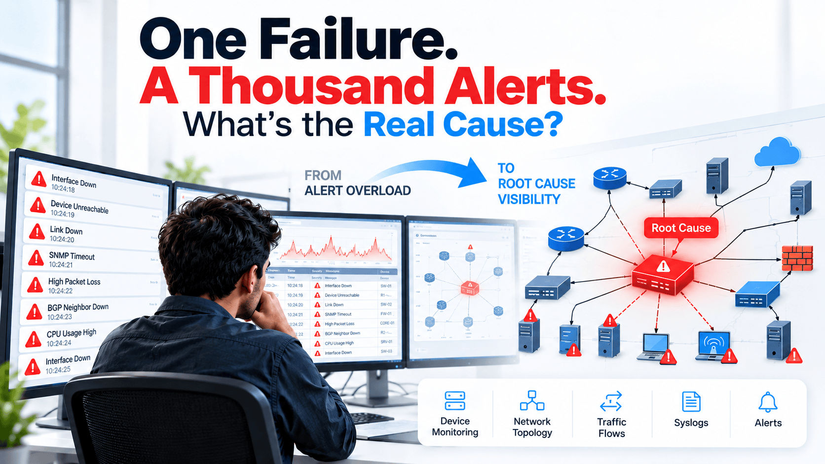 One Failure. A Thousand Alerts. What’s the Real Cause?