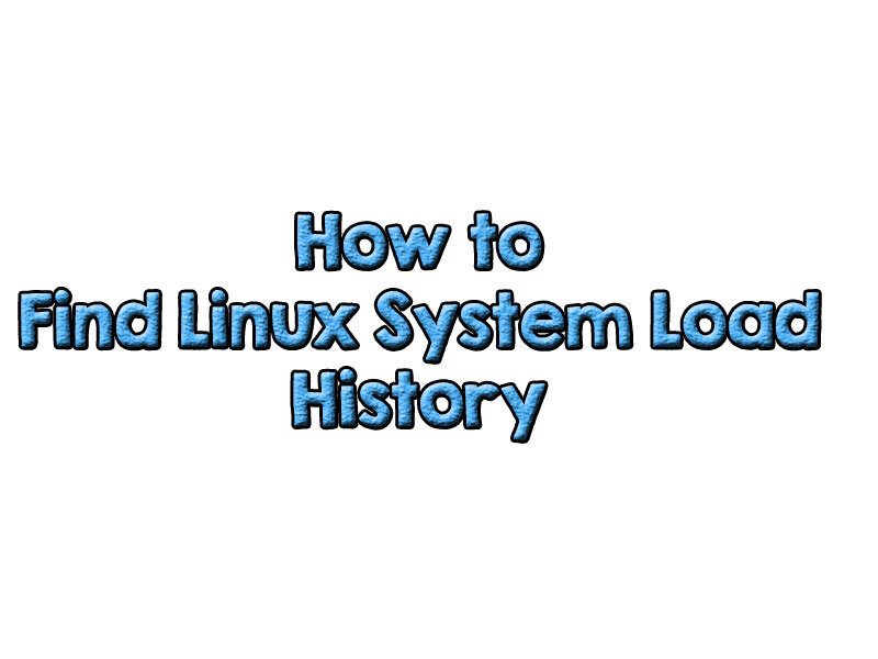 How to find linux system load history