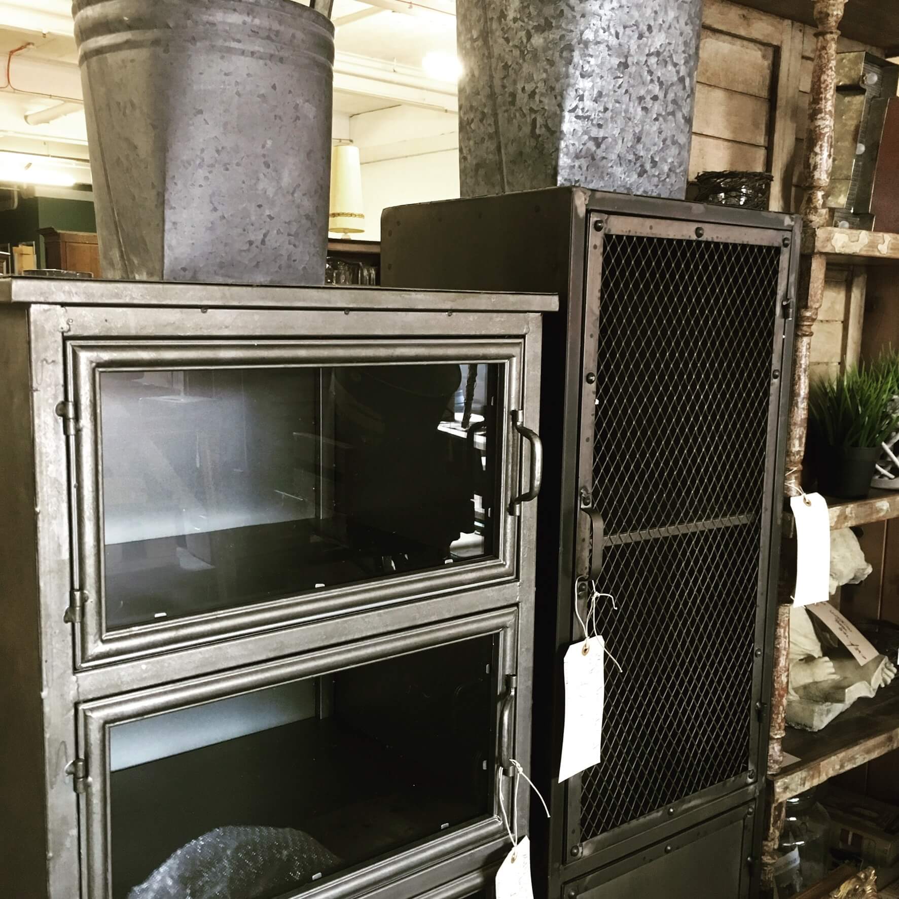 Metal Industrial Cabinet: With mesh door — Ark Vintage ...