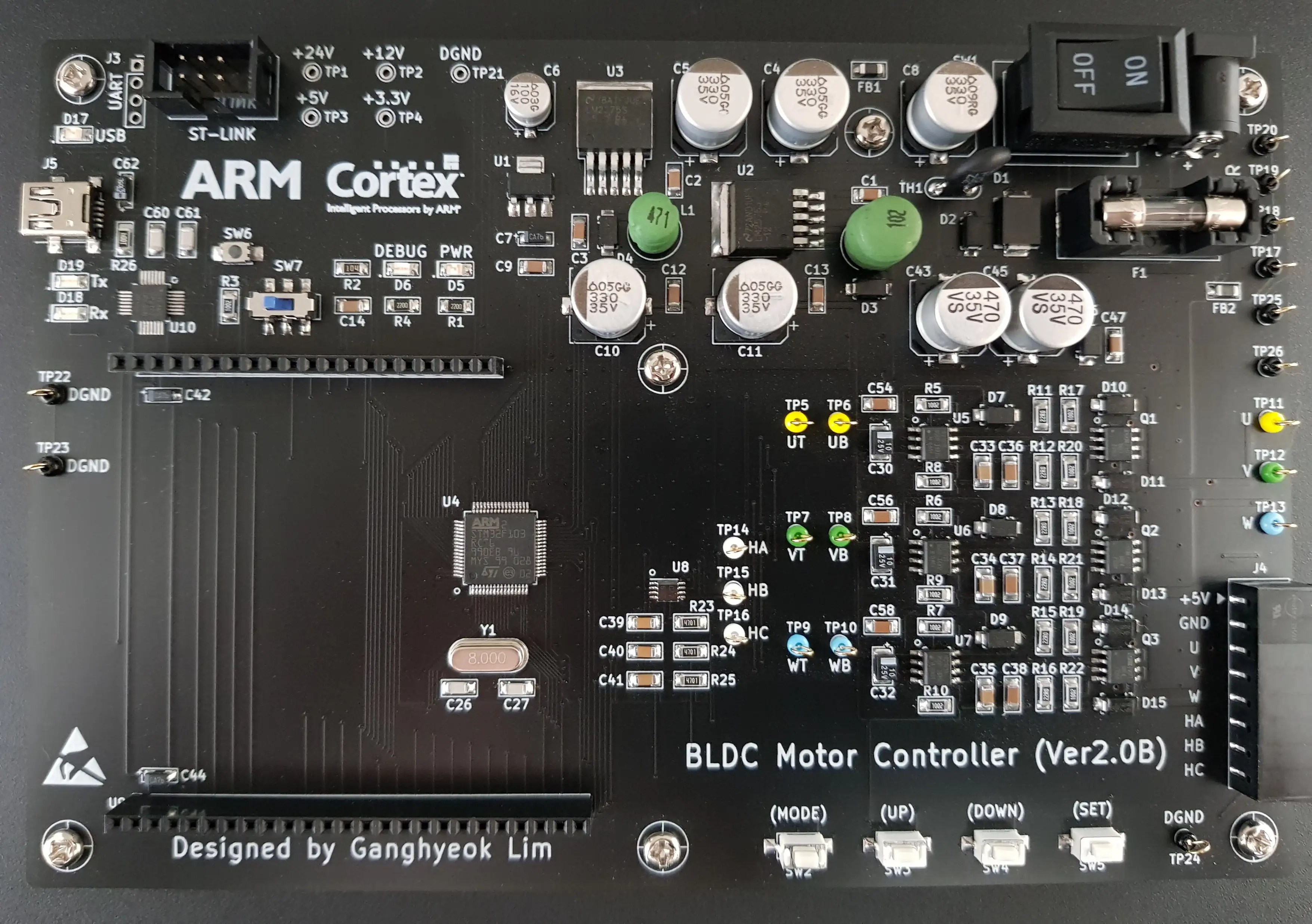 BLDC Motor Controller Assembly (2) Modified