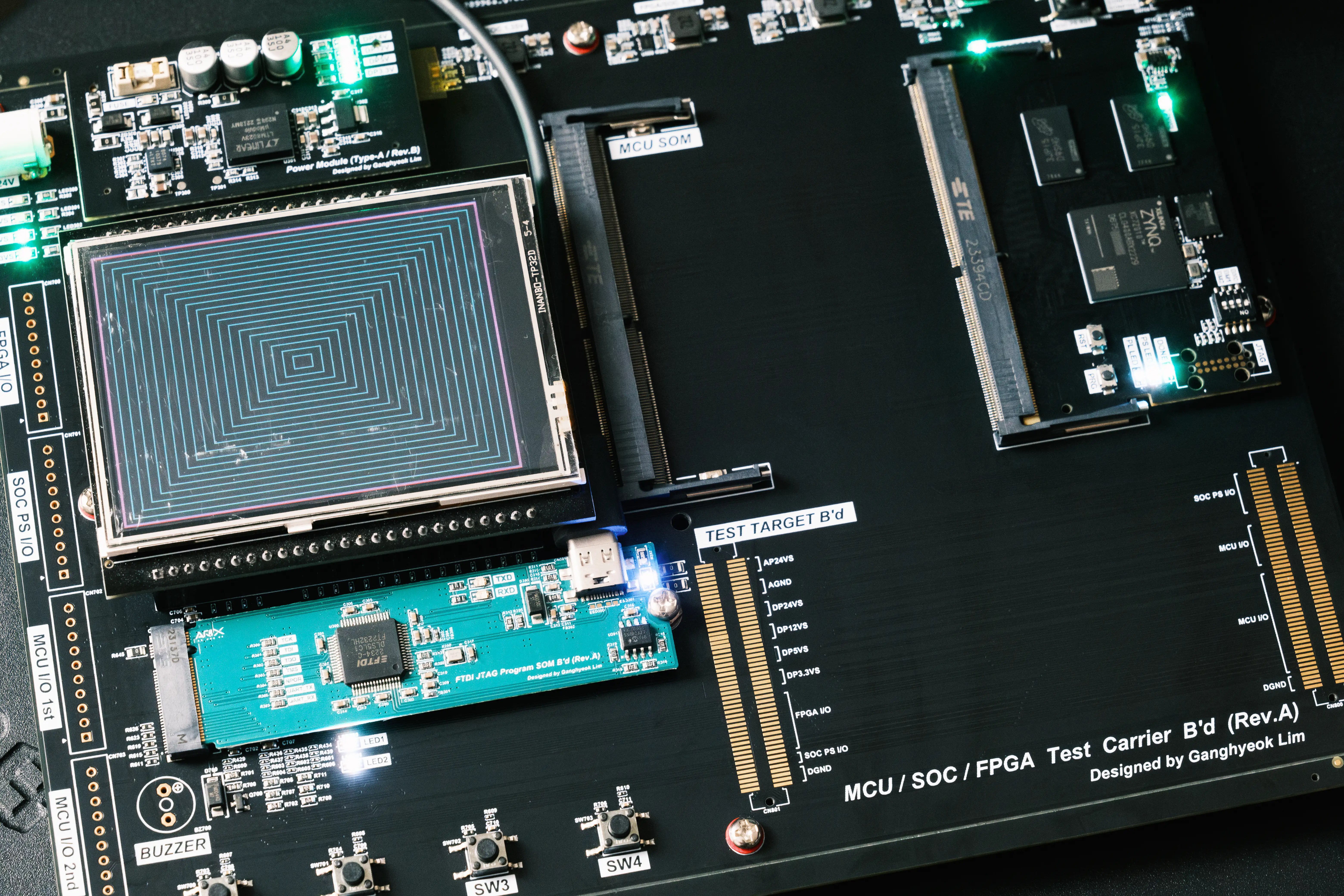 MCU_SOC_FPGA_Test Carrier B'd (Rev.A)