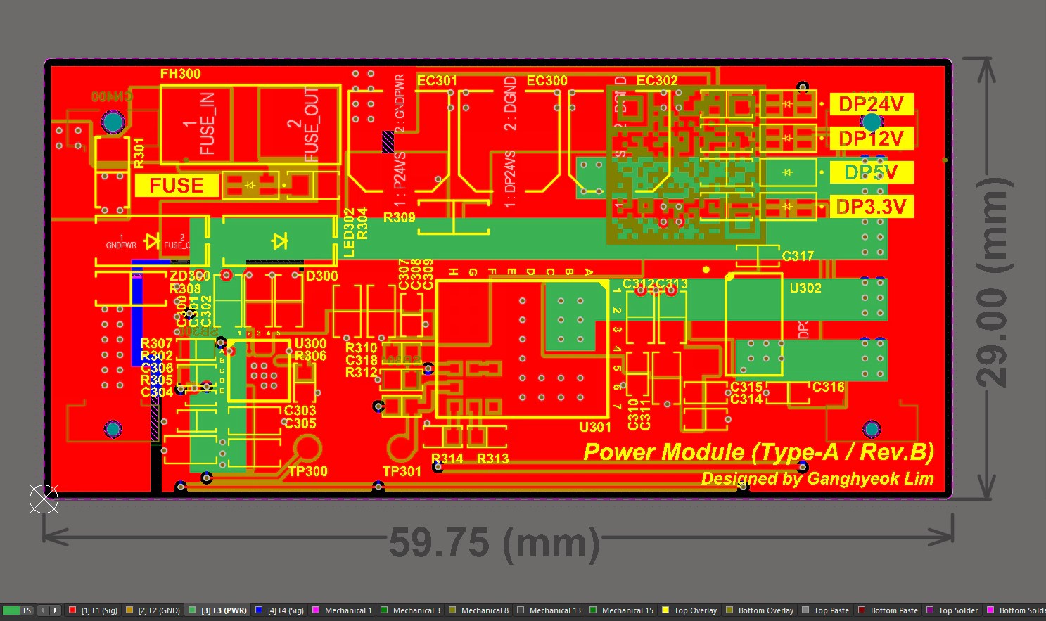 Power Module Type-A (Rev.B) PCB Artwork (3)