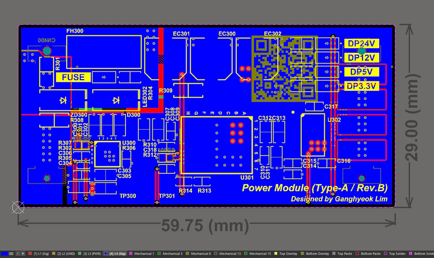 Power Module Type-A (Rev.B) PCB Artwork (4)