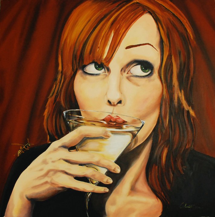 Deny - Oil - 3' x3' -Sold