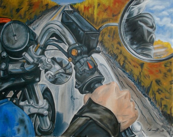 Run - Acrylic on canvas - 3'x 4'-sold