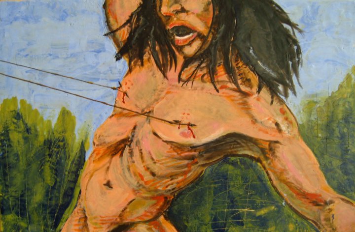 Sundance 2'x3' - encaustic on board