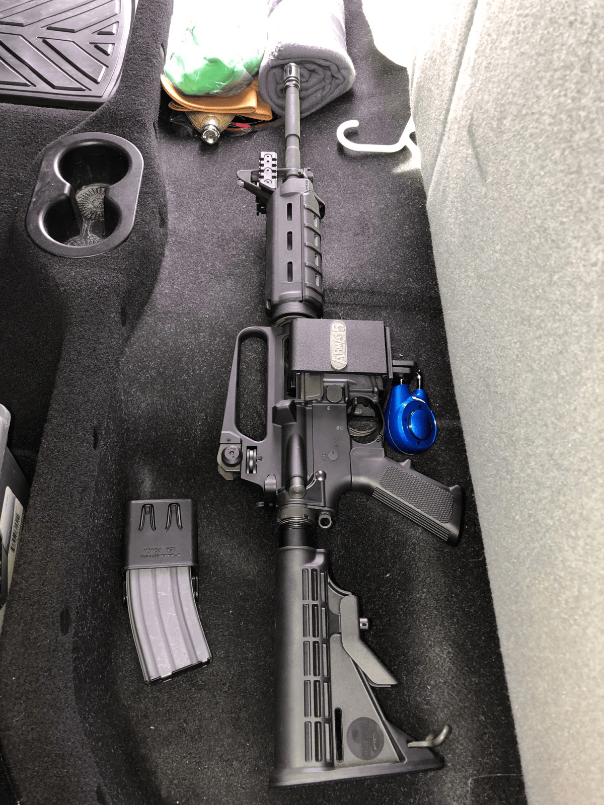 Jerand’s customer-built ARmA15 vehicle floor installation