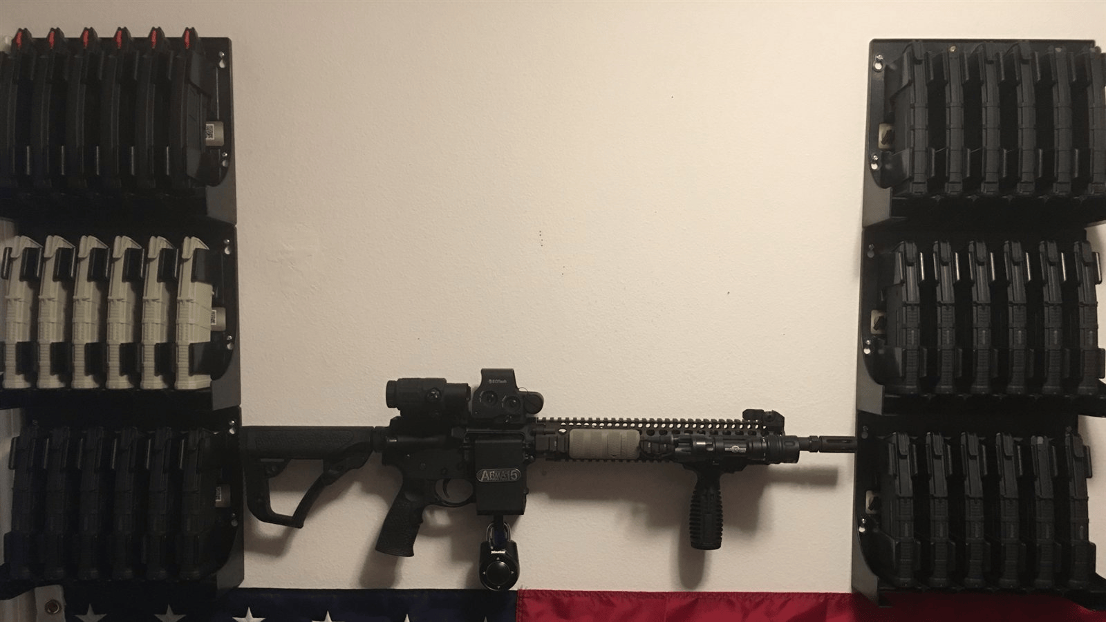 Michael — Finished wall display customer photo