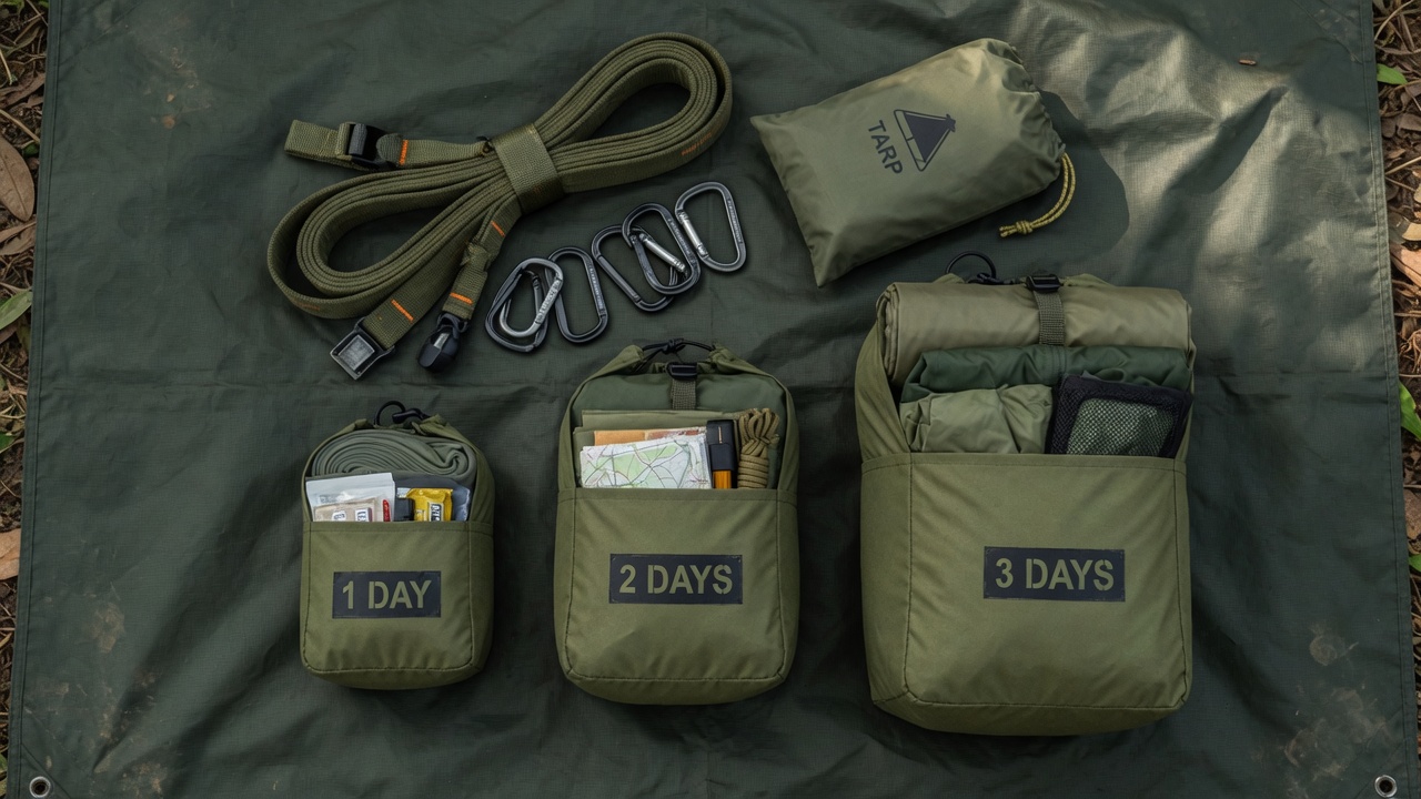 Kit de rede para 1, 2 e 3 dias: o que levar (e o que deixar)