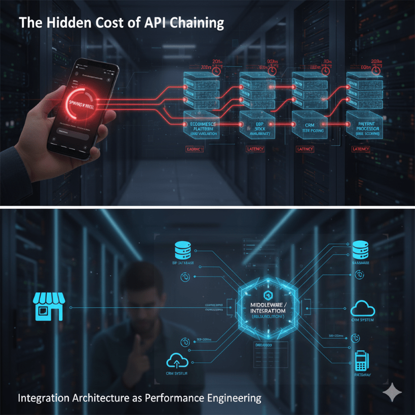 The Hidden Cost of API Chaining - Generated with AI