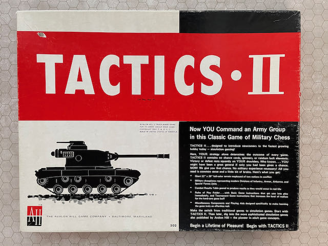 #TBT – A Grognard Looks Back at TACTICS II After 40 Years a Wargamer
