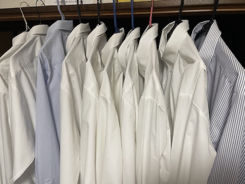 溜まったアイロン掛け