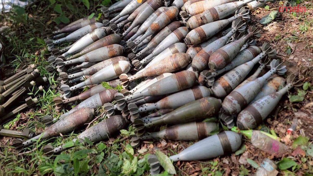 11 วันเก็บกู้ BM-21 ลูกปืนใหญ่-ระเบิดถึง 483 ลูก สุรินทร์เจอมากสุด พบ BM-21 ถึง 206 นัด