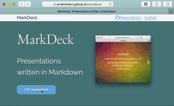 Markdeck Example - 8K Landscape Photos for Desktop