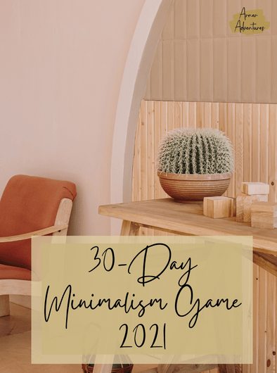 30 day minimalism game