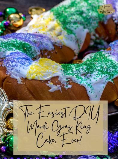 Easy DIY Mardi Gras King Cake