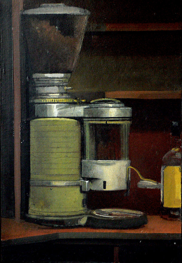 Machine à moudre 2 | huile sur panneau | 30x20cm | 2007