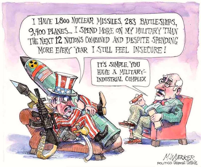 Image result for military industrial complex cartoon