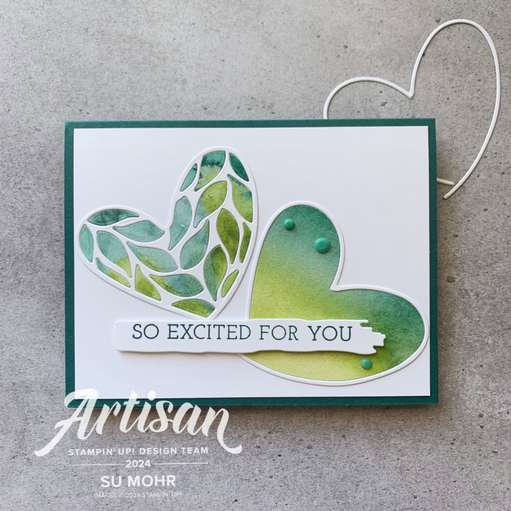 By Su Mohr for Artisan Tips & Techniques; Click aromasandart.com to go to my website for details! Featuring: Friends For Life, Full Of Life DSP, 2024-2026 In Color Resin Dots; tipsandtricks #stampinup #handmadecards #cardmaking #friendsforlife #aromasandart.com #fulloflife #cardmaking #artisandesignteam #heartsoncards #fulloflife #sumohr #cardtechniques #artisandesignteam #diecutting #paperpiecing #cardtechniques #stamping #sumohr