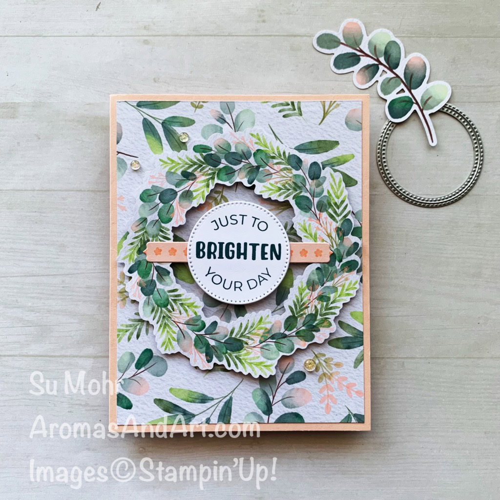 By Su Mohr for GDP 486; Click aromasandart.com to go to my website for details! Featuring: Sharing Loving Crafting Stamp Set, Frames & Flowers DSP, Iridescent Foil Gems, Window Sheets, Stylish Shapes Dies, Delightful Wishes Dies; #sharinglovingcrafting #frames&flowers #windowsheets #stylishshapes #delightfulwishes #gdp486 #globaldesignproject #handmadecards #cardmaking #diy #artisanalumni