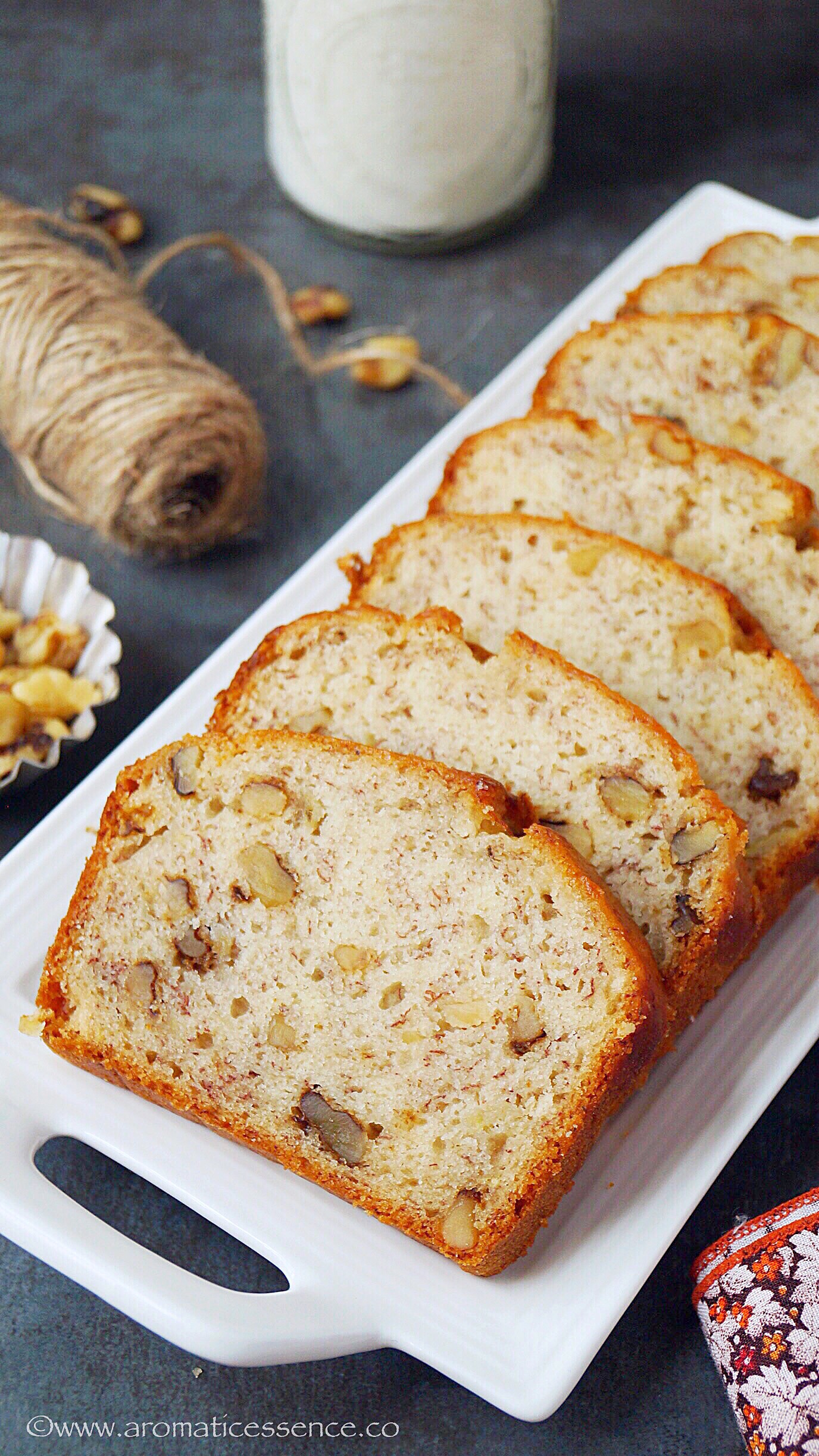 Easy Banana Bread Recipe (Eggless) How To Make Banana Bread