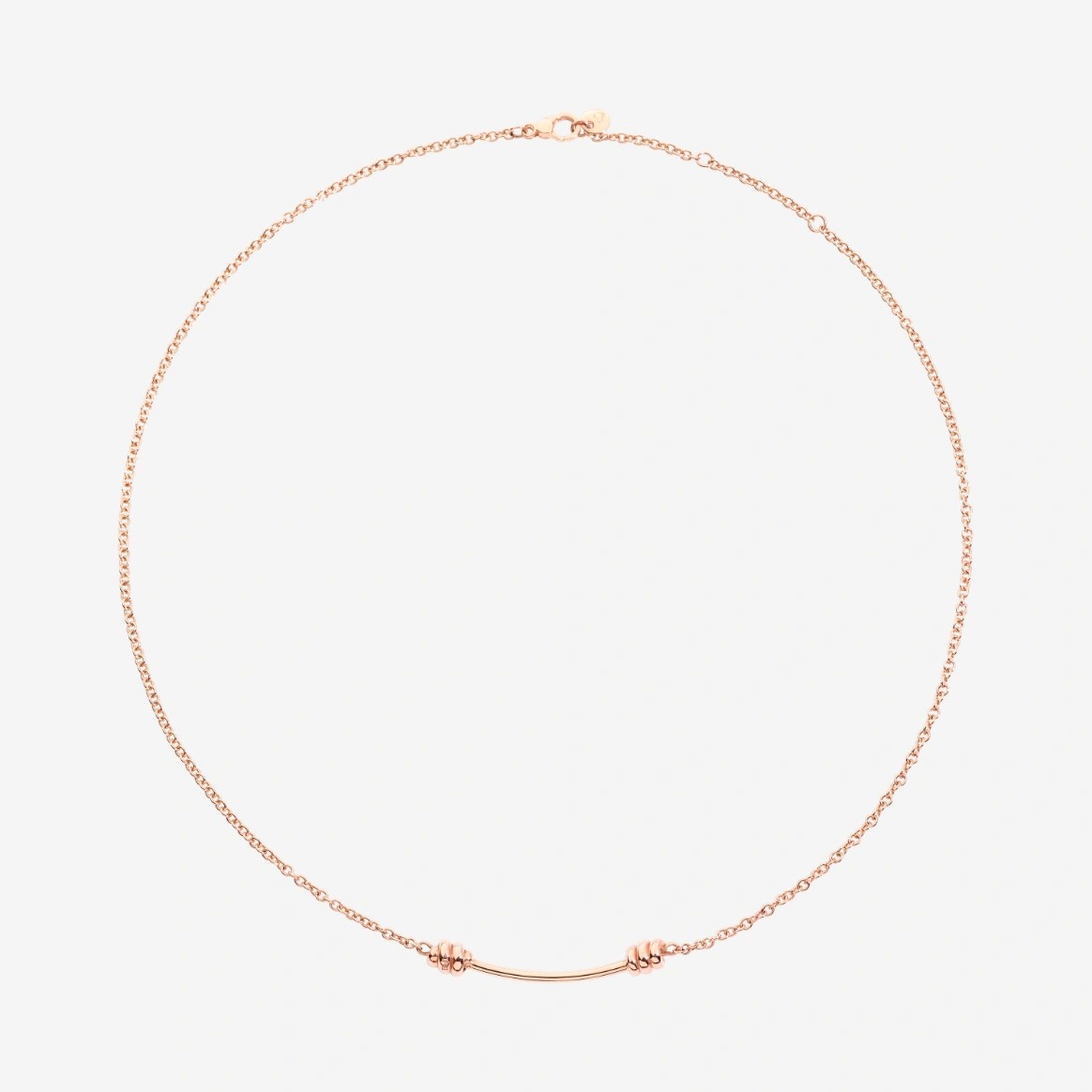Collana Nodo Oro rosa 42 Cm