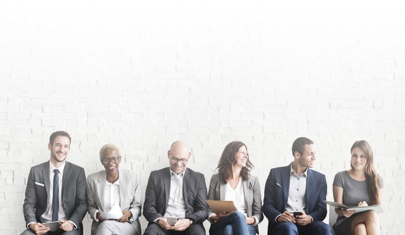 Job Seekers Array Resources - Incredible Gradient Illustration - High Resolution