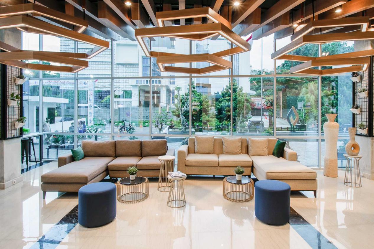 Desain ruang tunggu yang super kece